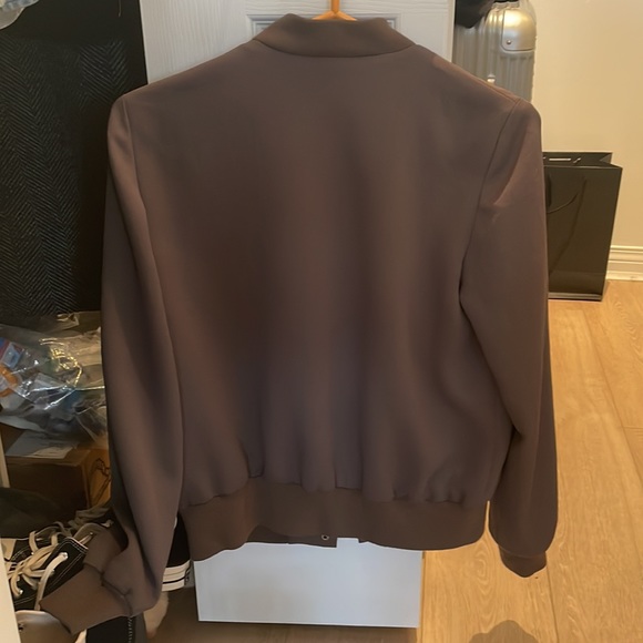 Wilfred Poussin Bomber Jacket Olive Green small Aritzia - Picture 4 of 4